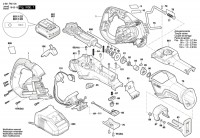 Bosch 3 601 FA8 100 Gsa 18V-32 Reciprocating Saw 18 V / Eu Spare Parts